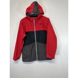 The North Face- Big Boys Winter Jacket Hoodie DRYVENT Red  L/G(14/16)